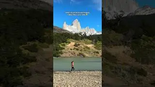 Unreal hotel views in Patagonia! ⛺️Chalten Camp #travel #hotel #glamping #patagonia