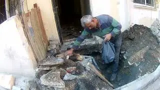 kanalizasyon patladı