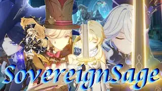 Genshin Impact: Lumine, Lyney, Navia, Furina & Clorinde VS The Devorator Entity!