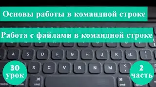 Курс Тестировщика с нуля / 30 урок/ Основы работы в командной строке. Часть 2: Работа с файлами