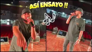 Grillo la Duda ensaya su Voz Antes del Concierto!!// ASÍ ENSAYAN ! LOS SOÑADORES
