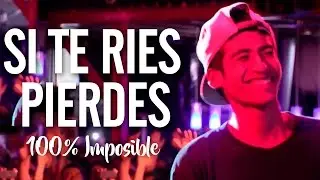 SI TE RIES PIERDES (100% IMPOSIBLE) | Batallas De Gallos - Rap