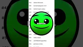 The Hardest Brainrot Level in Geometry Dash