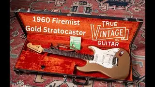 1960 Fender Stratocaster Factory Refinish in '65 to Firemist Gold!