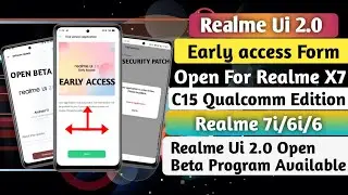 Realme Ui 2.0 Early Access Form Open 🤩 | Realme Ui 2.0 Open Beta Program Available Now