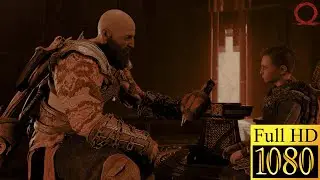 Kratos da de beber a Atreus | God Of War