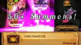 AFK Arena | Breezing through chapter 14 | 50+ SUMMONS! | Patch 1.22