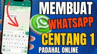 Cara Membuat WhatsApp Centang 1 Padahal Online | WhatsApp Aero 