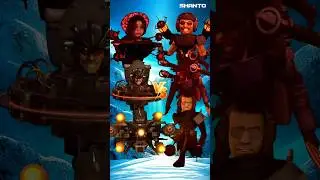Astro trio vs Mutant skibidi toilet trio - EPIC BATTLE 🔥 #skibiditoilet #shorts #fyp #memes