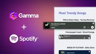 How to Add Spotify Music & Podcasts to Gamma Presentations