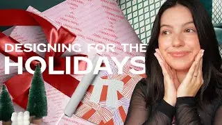 Designing Holiday Gift Wrapping Paper! 🎁