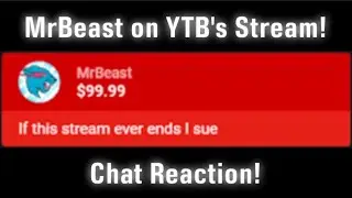 The Moment MrBeast Comes To YT Battles Stream + Chat Reaction!