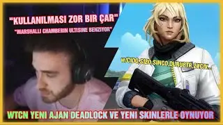 WTCN YENİ AJAN DEADLOCK OYNUYOR VE YENİ SKİNLERİ DENİYOR / VALORANT MAÇ TEKRARI / w/Çido,Şizo,2XCIV