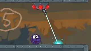 Красный шар против чёрных квадратов#5. Мрачная фабрика и лазеры. Игра RedBall4 на канале Солоденький