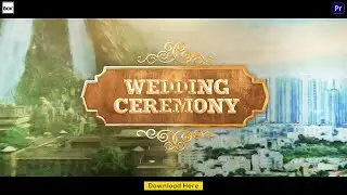Royal Wedding Invitation Title For Premiere Pro l Save The Date Title For Premiere Pro I