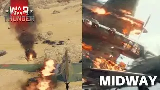 Midway Kamikaze Attack, Warthunder Remake, [WarThunder]