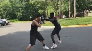 DID HE JUST KNOCK HIM OUT....CODY VS ANGE - BOXING
