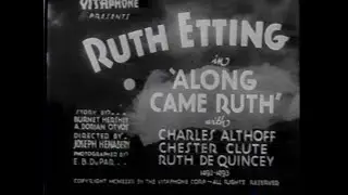 Along Came Ruth (Short 1933) starring Ruth Etting