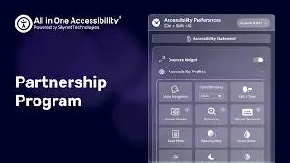 All in One Accessibility® Partnership Program