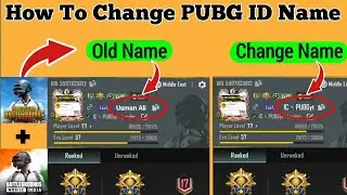 How To Change PUBG ID Name in 2024 | PUBG & BGMI Name Change 2024 | PUBG me name change kaise Karen