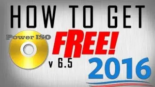 How to get Power ISO v6.50 | FREE | 32/64 bit | WORKING 2016