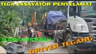 SCANIA -REM BLONG DIBANTU 3 EXSAVATOR