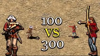 crossbowman 100 Vs 300 Archer