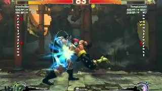 SSF4AE - IronDuster (Balrog) Vs TempLovesU (El Fuerte)