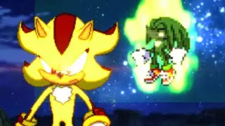 short animation - super shadow vs chaos knuckles(pedido de @Poke edit shipps BR)
