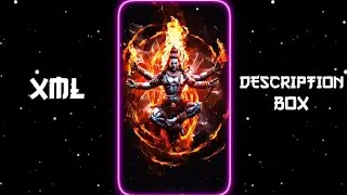 SHIV TANDAV STROTRAM 💙🔥 || NEW XML FILE 🎟️🦋 || NEW TREND XML 👀💥 || @sxmlyt