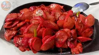 sizzling hotdog pampulutan syempre pwede rin pang ulam