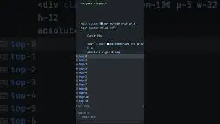 Tailwind Css | Element Postions