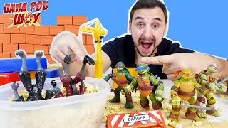 Папа РОБ и ЧЕРЕПАШКИ НИНДЗЯ - СБОРНИК - Игра Мультик
