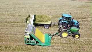 Chamomile flower harvester for chamomile height under 25 cm
