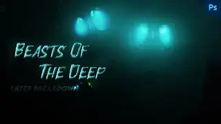 How I created this underwater scene using Adobe Photoshop - Layer Breakdown
