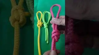 @How to tie 4 kind of different ‼Loop  Knots‼Easy to follow‼👍❤