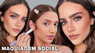 MAQUIAGEM SOCIAL *FÁCIL* PARA TRABALHO E EVENTO | MAKE PARA USAR TODOS OS DIAS!!!