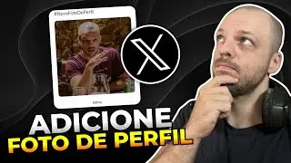 Como ADICIONAR uma FOTO de PERFIL no TWITTER / X no TELEFONE