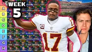 Week 5 Flex Rankings & Tiers