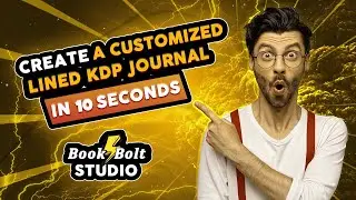 Create A Customized Lined KDP Journal In 10 Seconds - Book Bolt Studio