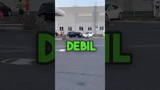 Fosilní debil s oktávkou mi zablokoval Teslu #tesla #debil #oktavia #skoda
