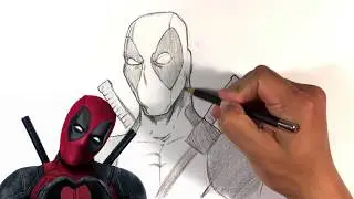 Drawing Deadpool - Deadpool 2 Movie