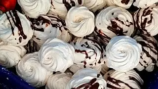 Зефир на яблочном пюре. 💯% получится у всех. Не резиновый. Мягкий и нежный.