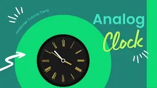 How to create an Analog Clock using HTML, CSS, and JavaScript easily? - Tamil Tutorial