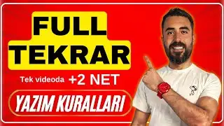 YAZIM KURALLARI FULL TEKRAR +2 NET / KPSS - TYT TÜRKÇE FULL TEKRAR 2024 - Deniz Hoca