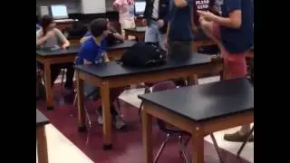 too turnt at school!