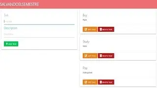 Javascript CRUD | Firebase Realtime Database | Materialize | Font Awesome