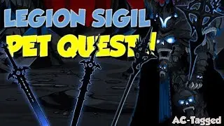 AQW - Legion Sigil Pet Quest! (ALL 5 FREE AC ITEMS) + ITEM Showcase!