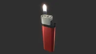 Lighter With Flame FX for Unity