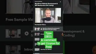 WordPress Website Development & SEO Masterclass (No Coding)- Udemy Course 